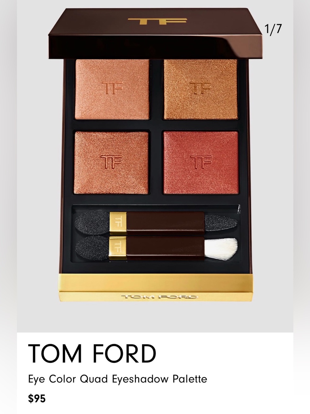 Tom Ford eyeshadow Quad 41 Peach Dawn